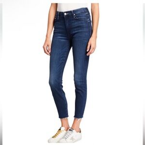 MOTHER Dark Blue Skinny Jeans